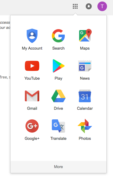 where is my gmail setting icon