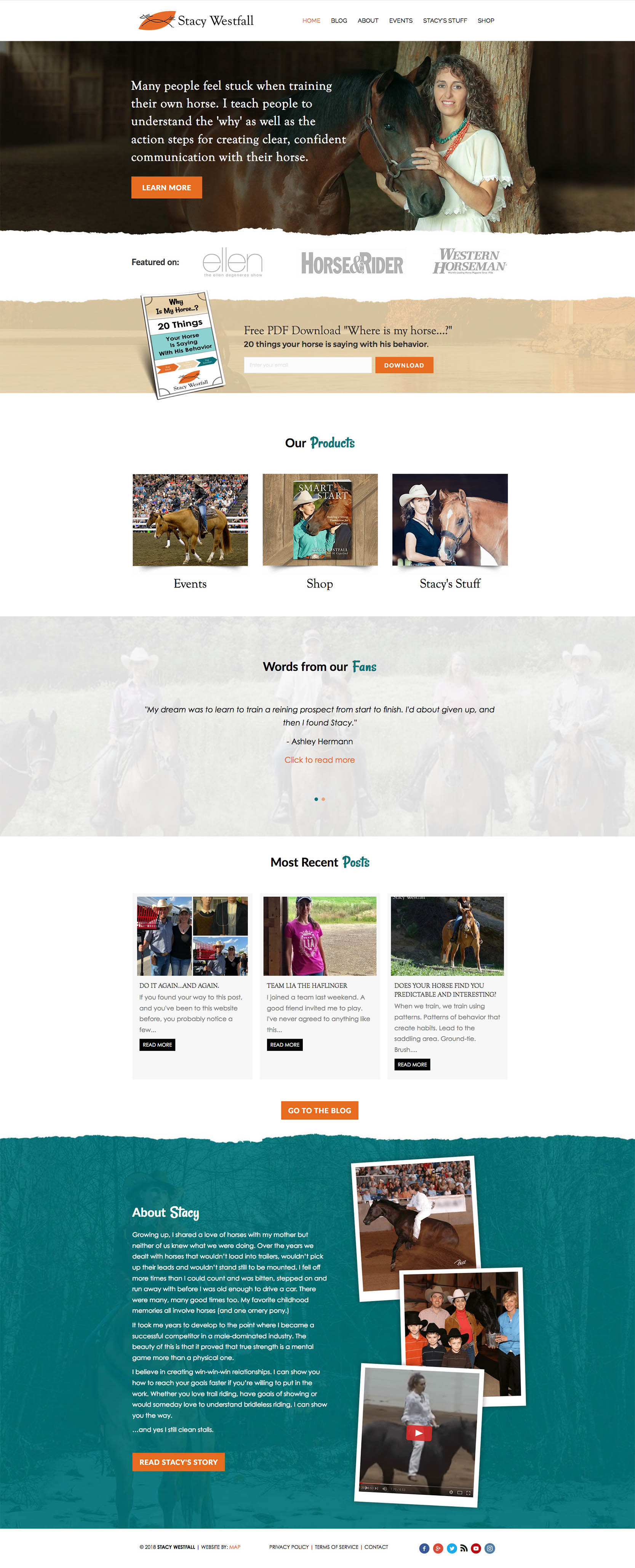 Stacy Westfall Homepage