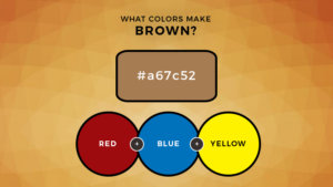 what colors make brown