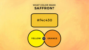 what two colors make saffron