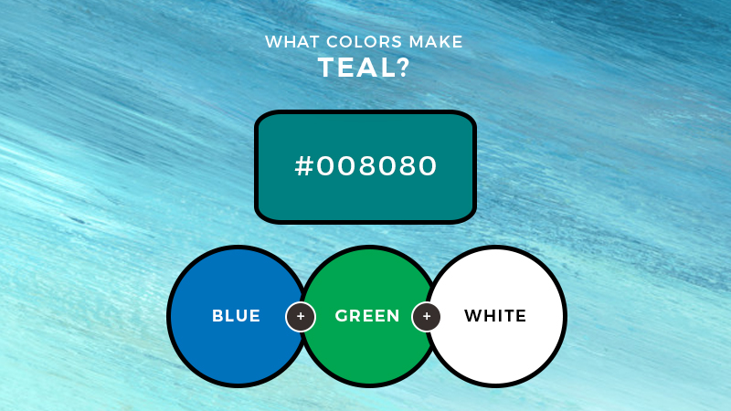 qué colores hacen el teal