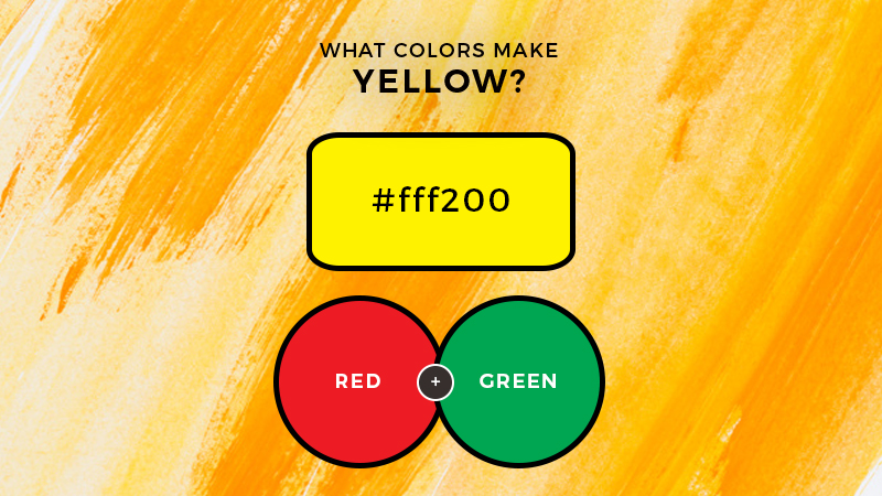 what colors make yellow