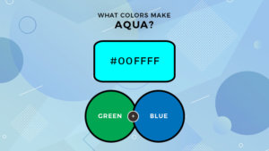 What colors make aqua