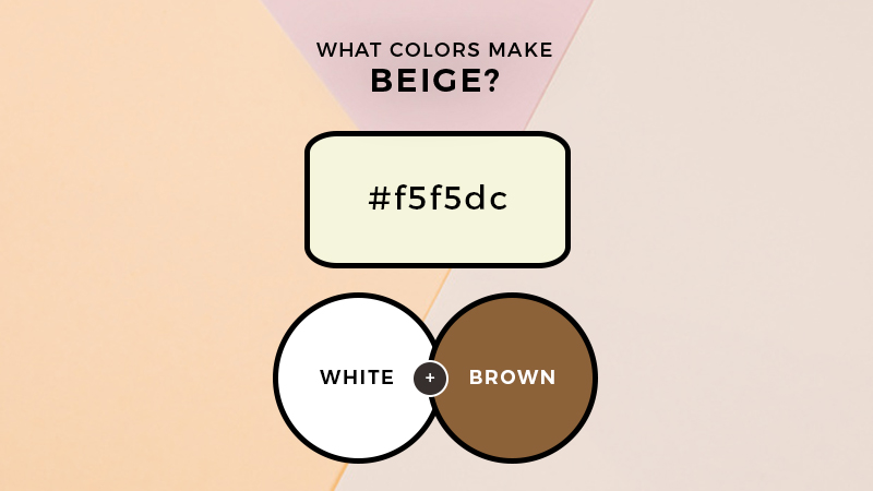 What colors make beige
