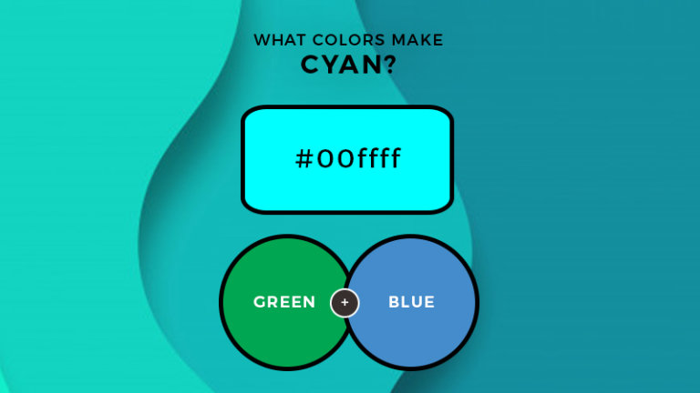 How To Get Cyan Color