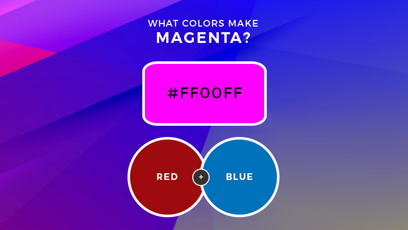 How To Get Magenta Color