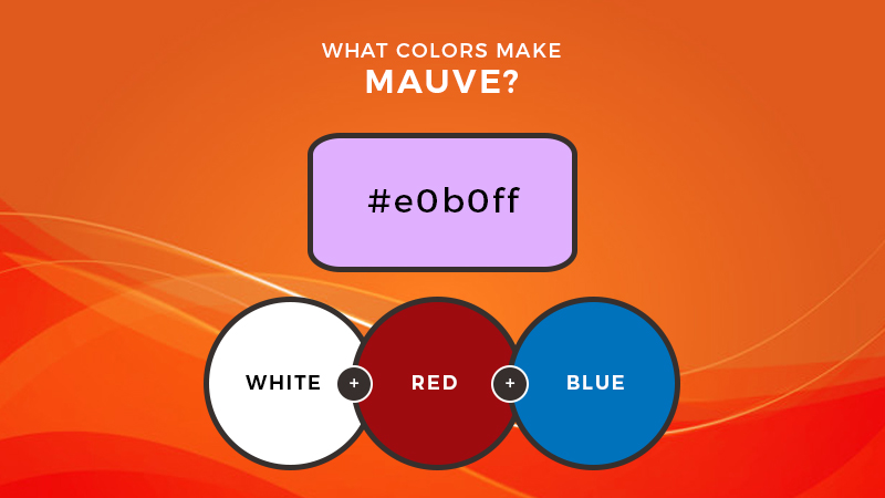 What colors make mauve