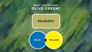 What colors make olive green