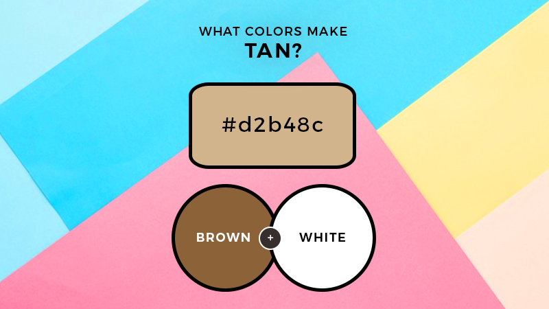 What colors make tan