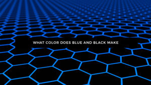 What Color Does Black and Blue Make