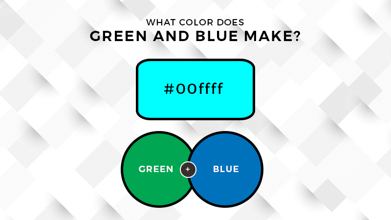 What color does green and blue make