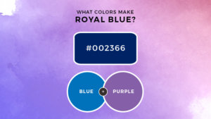 What colors make royal blue