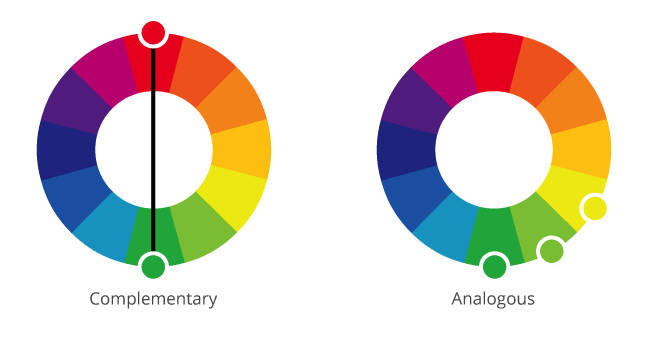 Complementary, Analogous Color Scheme