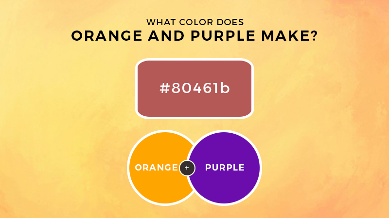 Orange and Purple Mixed