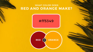 What Color Does Red and Orange Make