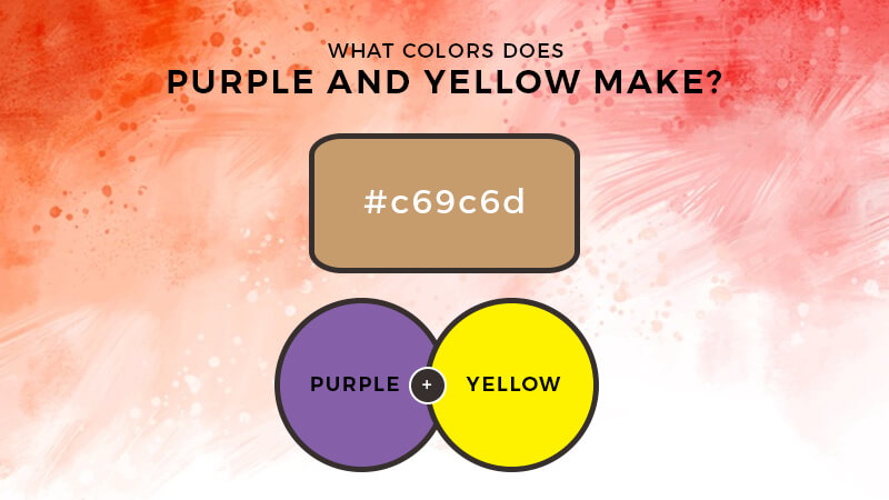 Quelle est la couleur du violet et du jaune