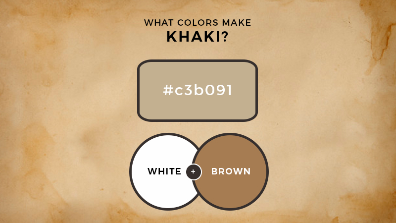 What Colors Make Khaki Two - How To Make White Paint Brown