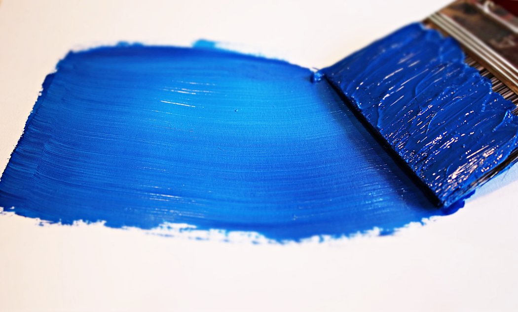 Blue Color Paint