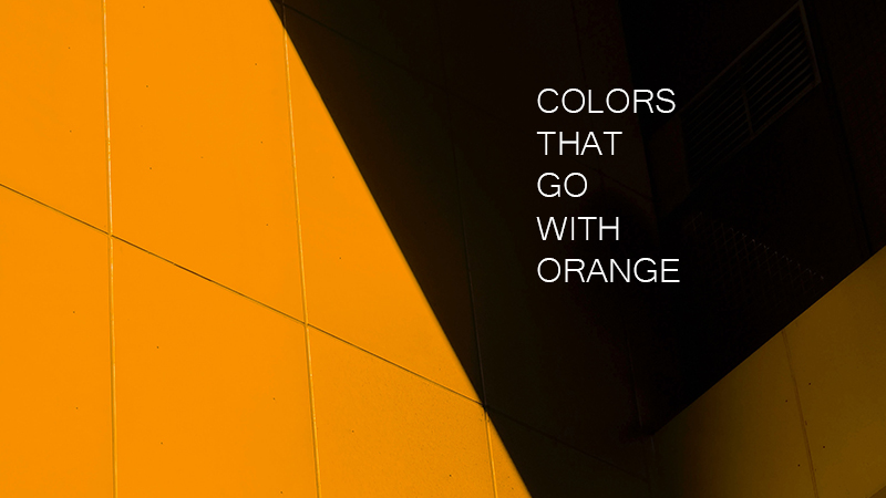 Colors that go with orange