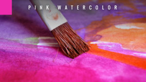 How to Make Pink Watercolor for Art Paintings