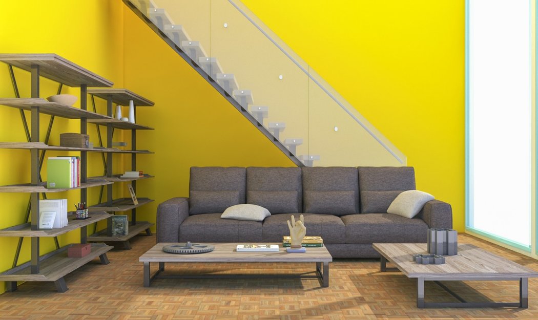 Yellow Home Interior, Yellow