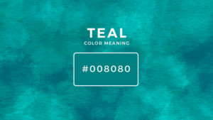 teal color meaning