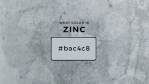 What color is zinc