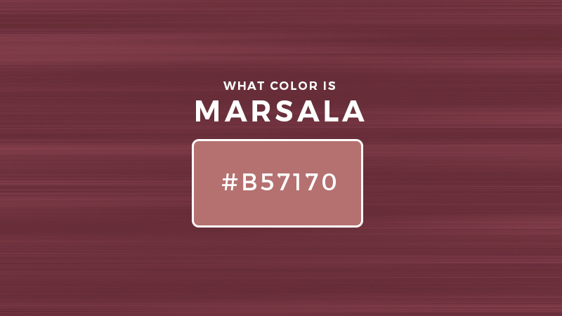 What Color Is Marsala? About Marsala Color