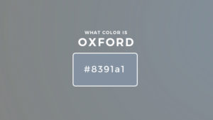 What Color Is Oxford