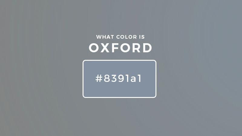 What Color Is Oxford