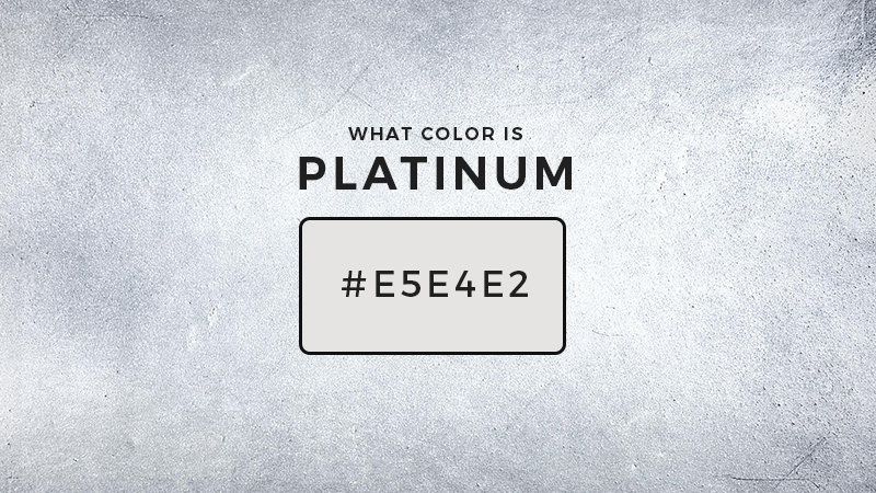 What Color is Platinum
