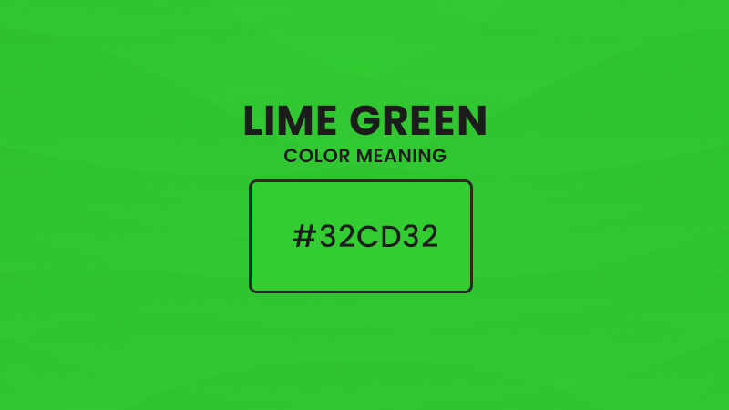 Lime green color meaning