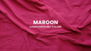 Maroon complementary colors