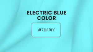 Electric blue color