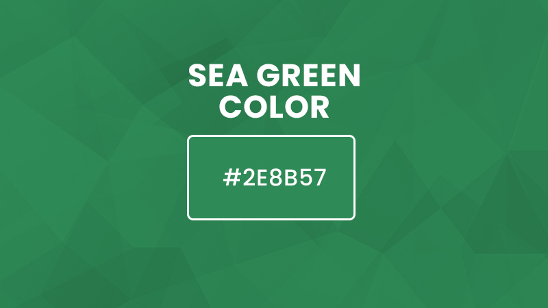 What Color Is Sea Green About Sea Green Color