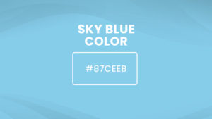 Sky blue color