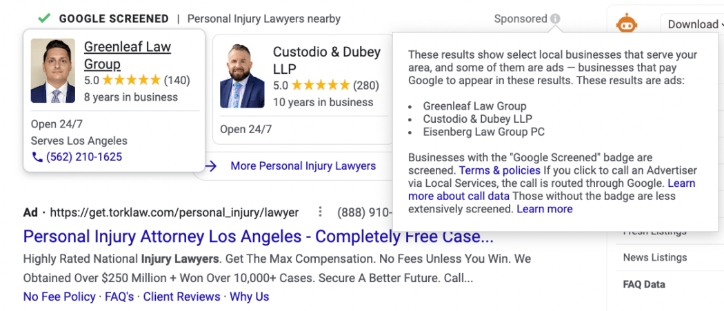 ppc ads for lawyers